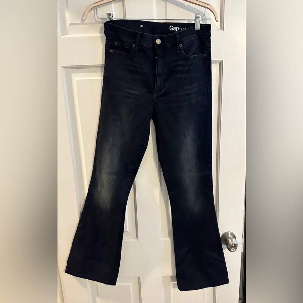 COPY - GAP 1969 30t Tall Dark Women’s Bootcut STRETCH Blue Jeans 31 inch inseam